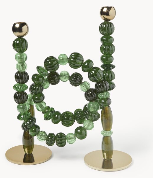 Ručně vyrobený svícen Beads
