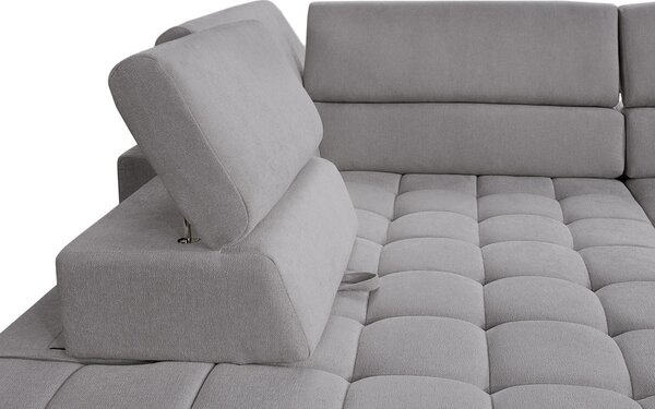 ROHOVÁ SEDAČKA, textil, hnědá Livetastic - Sedací soupravy, Online Only