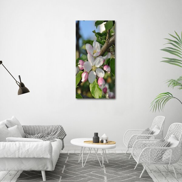 Vertikální Foto obraz canvas Květy višně ocv-106222924