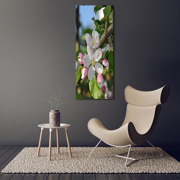 Vertikální Foto obraz canvas Květy višně ocv-106222924