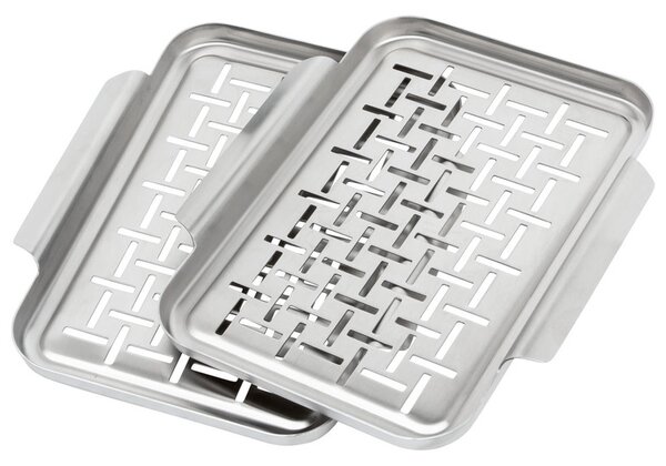 Grillmeister Grilovací pánev / misky (sada grilovacích desek, 2dílná) (100344720001)