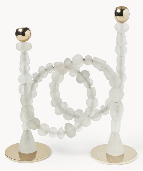 Ručně vyrobený svícen Beads