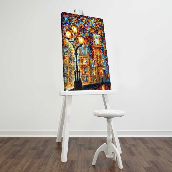 ASIR Obraz na plátně BAREVNÝ REJ V LONDÝNĚ 45 x 70 cm