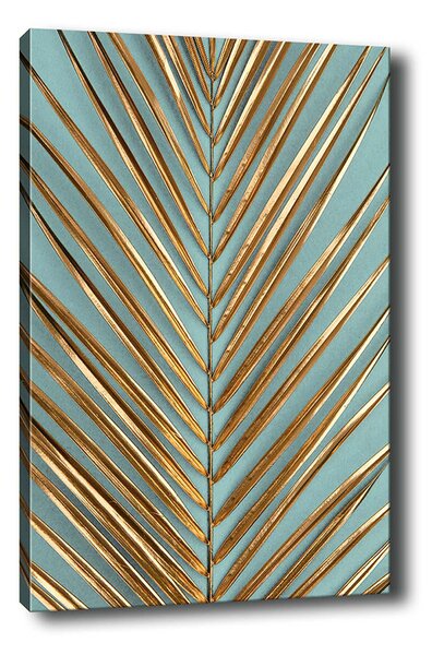 ASIR Obraz na plátně ZLATÝ LIST PALMY 70 x 100 cm