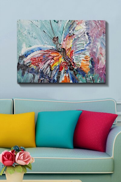 ASIR Obraz na plátně MOTÝL 100 x 70 cm