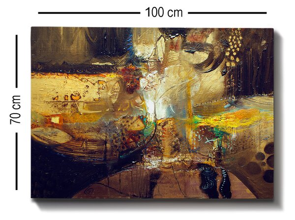 ASIR Obraz na plátně S NEURČITÝM OBSAHEM 100 x 70 cm