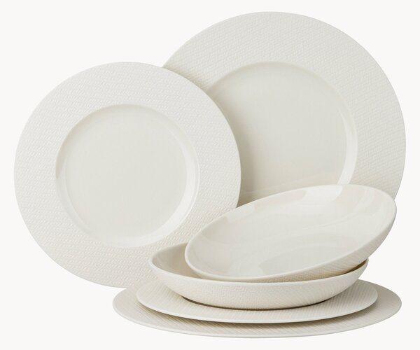 Sada porcelánového nádobí Kumi, pro 2 osoby, 6 dílů