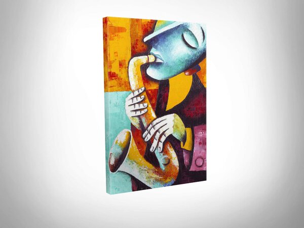 ASIR Obraz na plátně SAXOFONISTA 30 x 40 cm