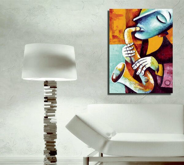 ASIR Obraz na plátně SAXOFONISTA 30 x 40 cm