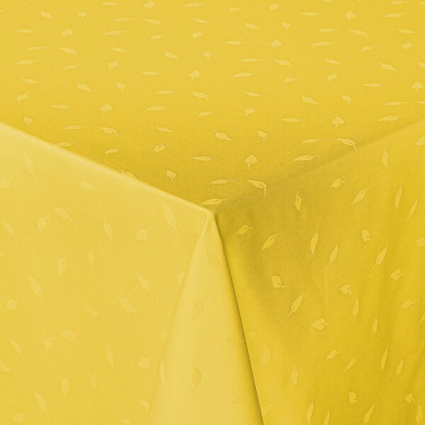 Ubrus Veba ATHOS Lístky žlutá Velikost: 75x75 cm