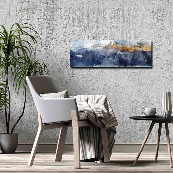 ASIR Obraz na plátně VRCHOLKY HOR V MLZE 90 x 60 cm