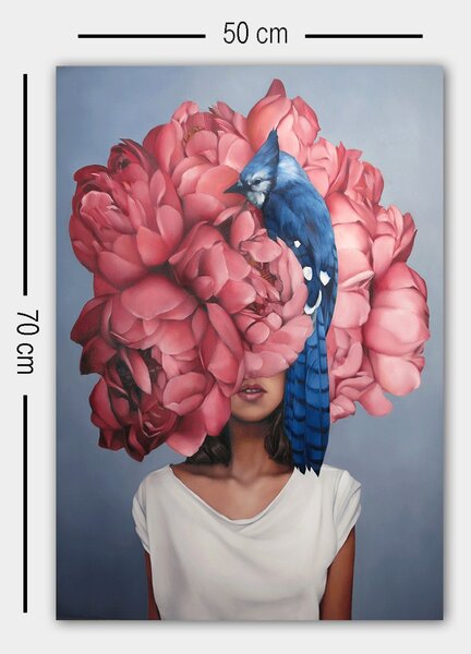 ASIR Obraz na plátně NETRADIČNÍ ÚČES 50 x 70 cm