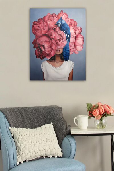 ASIR Obraz na plátně NETRADIČNÍ ÚČES 50 x 70 cm