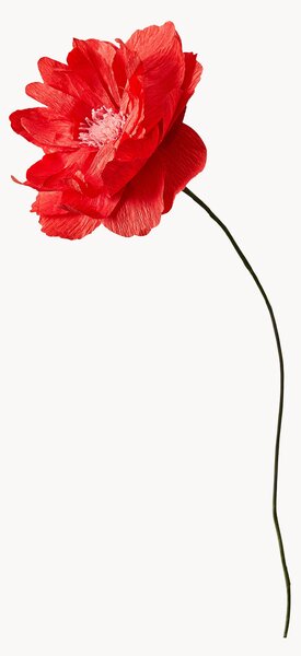 Ručně vyrobená umělá květina Oriental Poppy