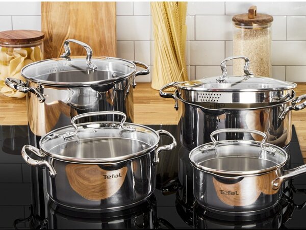 Nerezová sada nádobí 10 ks DUETTO+ G719SA55 – Tefal