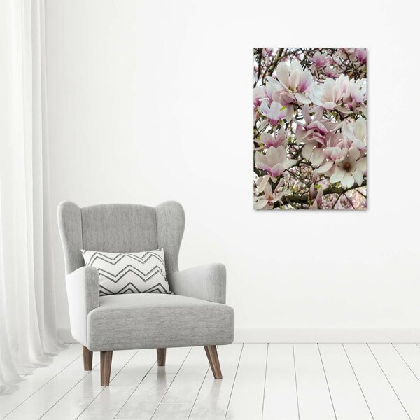 Vertikální Foto obraz na plátně Květy magnolie ocv-107287859