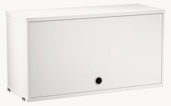 Skříňka pro modulární regálový systém's výklopnými dveřmi String System
