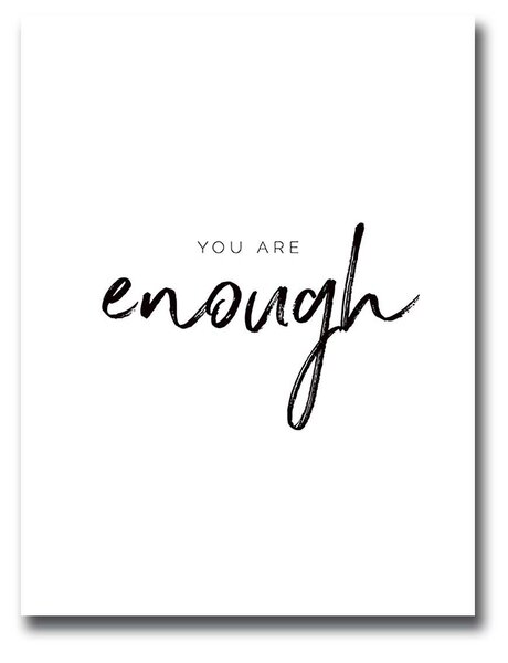 ASIR Obraz na MDF YOU ARE ENOUGH 30 x 40 cm