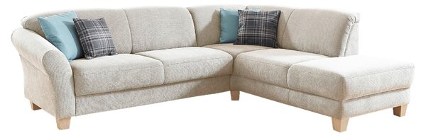 ROHOVÁ SEDAČKA, textil, krémová Sit & More - Sedací soupravy, Online Only