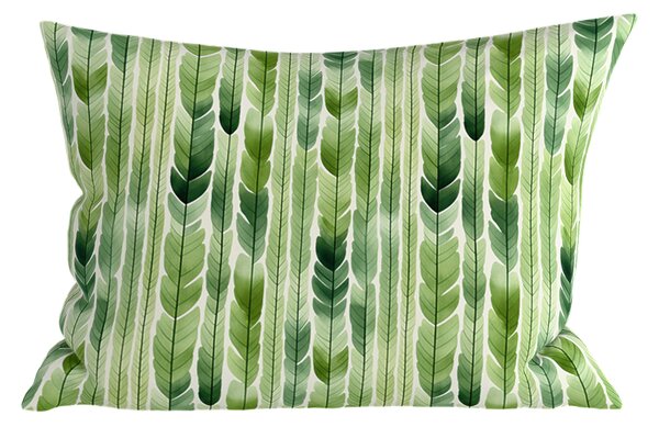 Polybavlněný povlak na polštář GREEN TREES POLY 50x70 cm, zelený