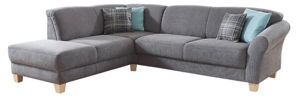 ROHOVÁ SEDAČKA, textil, šedá Sit & More - Sedací soupravy, Online Only