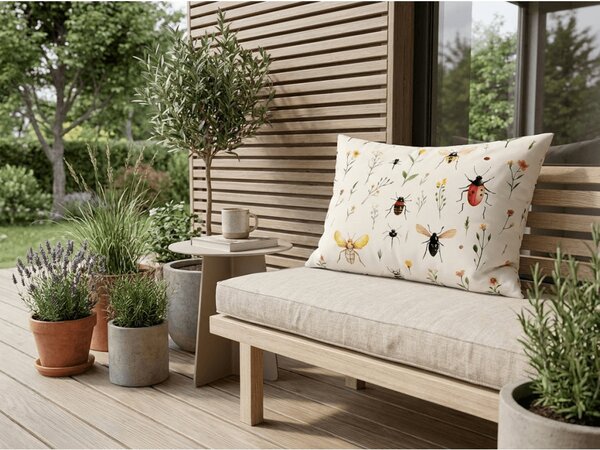 Polybavlněný povlak na polštář INSECTA POLY 50x70 cm, barevný