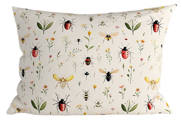 Polybavlněný povlak na polštář INSECTA POLY 70x90 cm, barevný