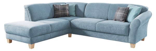 ROHOVÁ SEDAČKA, textil, světle modrá Sit & More - Sedací soupravy, Online Only