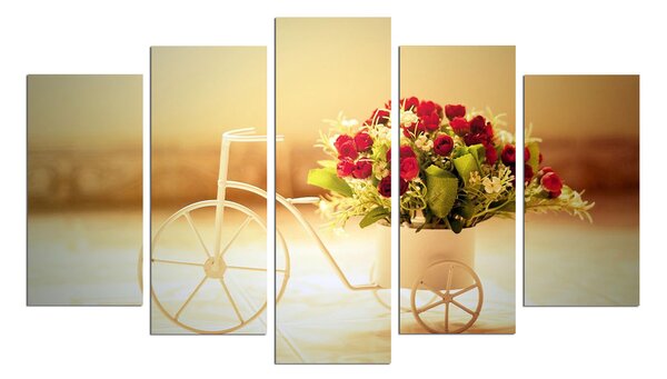 ASIR Obraz na MDF 5ks NA KOLE 20 x 60 cm (1) 20 x 50 cm (2) 20 x 40 cm (2)