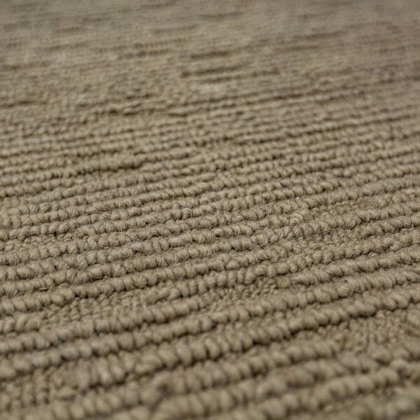 Khaki ručně tkaný vlněný koberec 200x290 cm Harris Boucle – Flair Rugs