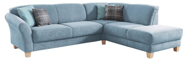 ROHOVÁ SEDAČKA, textil, světle modrá Sit & More - Sedací soupravy, Online Only