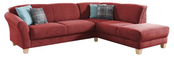 ROHOVÁ SEDAČKA, textil, červená Sit & More - Sedací soupravy, Online Only