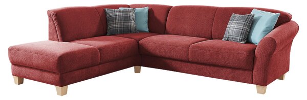 ROHOVÁ SEDAČKA, textil, červená Sit & More - Sedací soupravy, Online Only