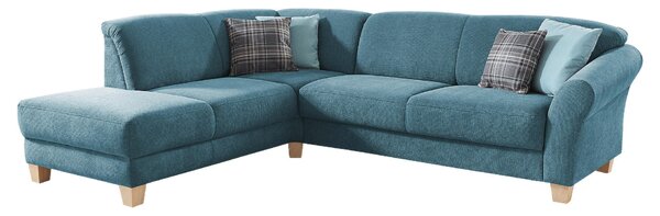 ROHOVÁ SEDAČKA, textil, petrolej Sit & More - Sedací soupravy, Online Only