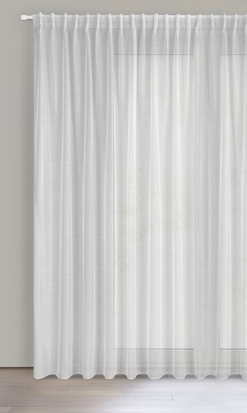 ZÁCLONA NA PÁSCE BELISSA 400X300 CM BÍLÁ
