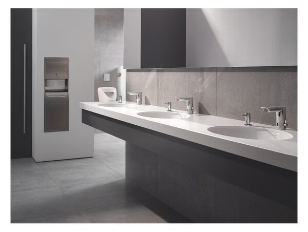 GROHE Bau Cosmopolitan E - Infračervená elektronická umyvadlová baterie 1/2" se směšovacím zařízením a nastavitelným omezovačem teploty, Chrom 36453000