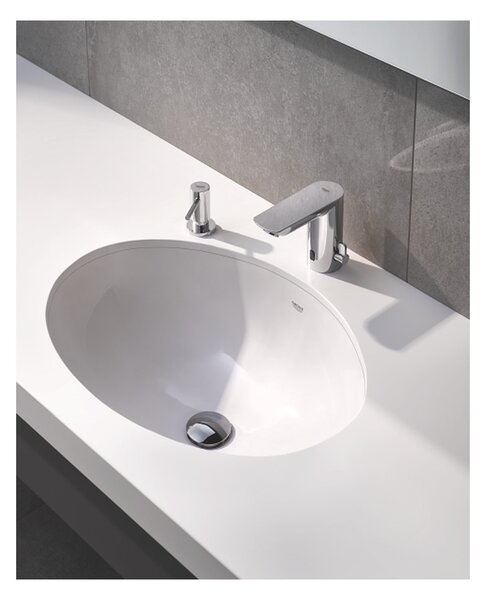 GROHE Bau Cosmopolitan E - Infračervená elektronická umyvadlová baterie 1/2" se směšovacím zařízením a nastavitelným omezovačem teploty, Chrom 36453000