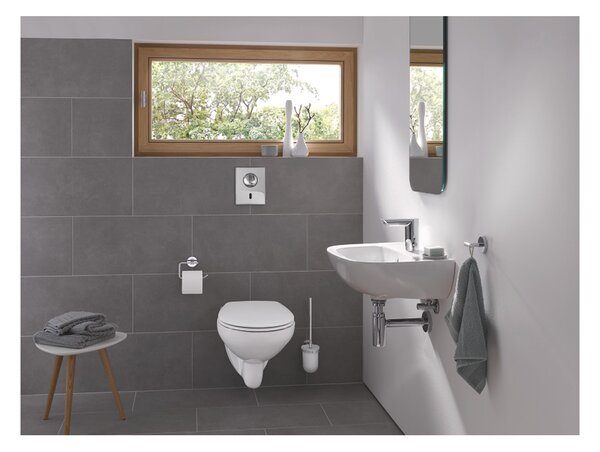 GROHE Bau Cosmopolitan E - Infračervená elektronická umyvadlová baterie 1/2" se směšovacím zařízením a nastavitelným omezovačem teploty, Chrom 36453000