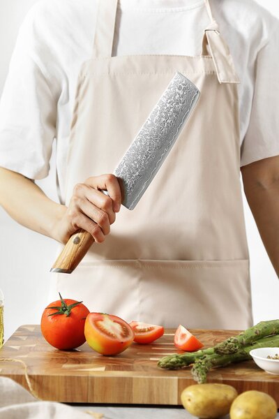 Nakiri nůž XinZuo Lan B37 7"