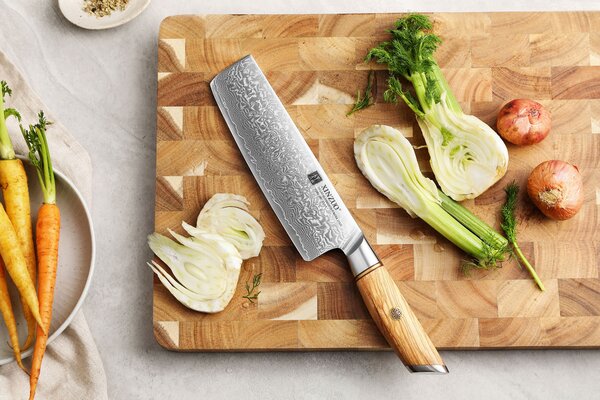 Nakiri nůž XinZuo Lan B37 7"