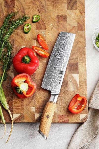 Nakiri nůž XinZuo Lan B37 7"