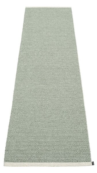 Světle zelený vnitřní a venkovní běhoun 60x250 cm Mono Sage Army – Pappelina