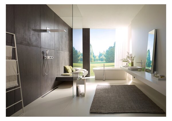 Hansgrohe RainSelect termostat pod omítku pro 4 spotřebiče, bílá/chrom 15357400