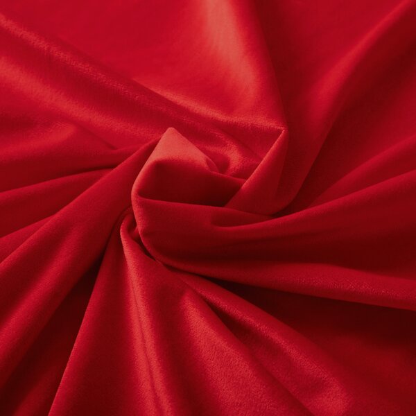 Biante Velký sametový čtvercový ubrus Velvet Premium SVP-051 Sytě červený 170x170 cm