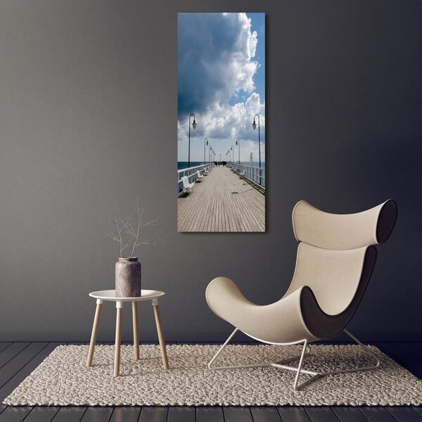 Vertikální Foto obraz canvas Molo w Orłowie ocv-109125141