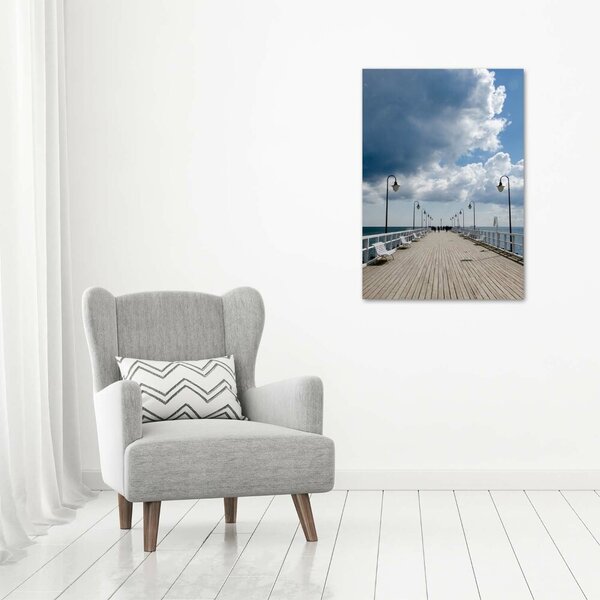 Vertikální Foto obraz canvas Molo w Orłowie ocv-109125141