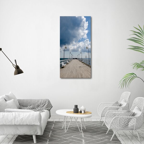 Vertikální Foto obraz canvas Molo w Orłowie ocv-109125141