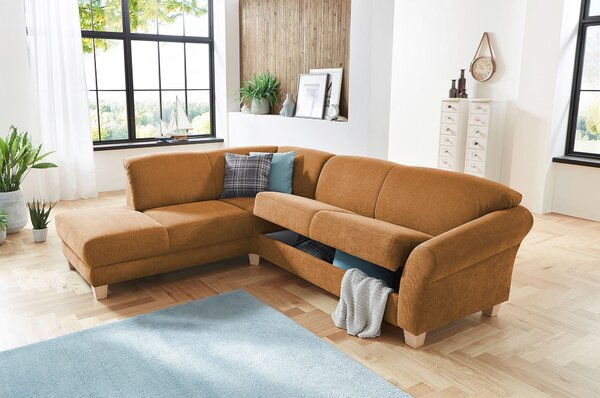 ROHOVÁ SEDAČKA, textil, terracotta Sit & More - Sedací soupravy, Online Only