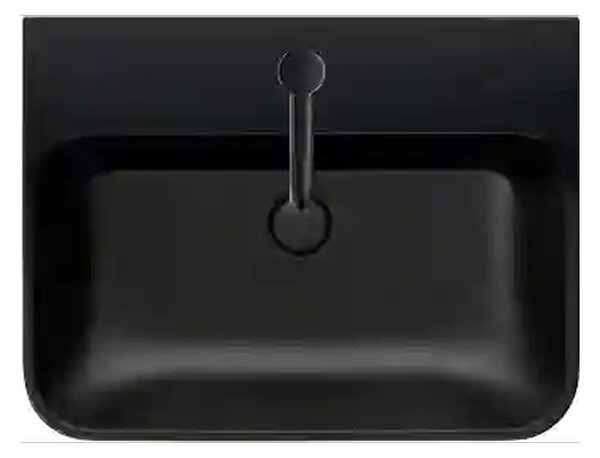 Duravit Happy D.2 Plus - Umyvadlová mísa broušená, 600x460 mm, antracit matná 2360601300