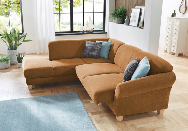 ROHOVÁ SEDAČKA, textil, terracotta Sit & More - Sedací soupravy, Online Only